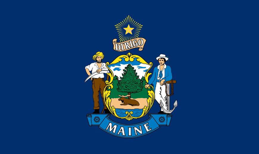 maine flag