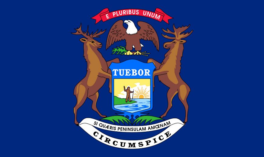 michigan flag