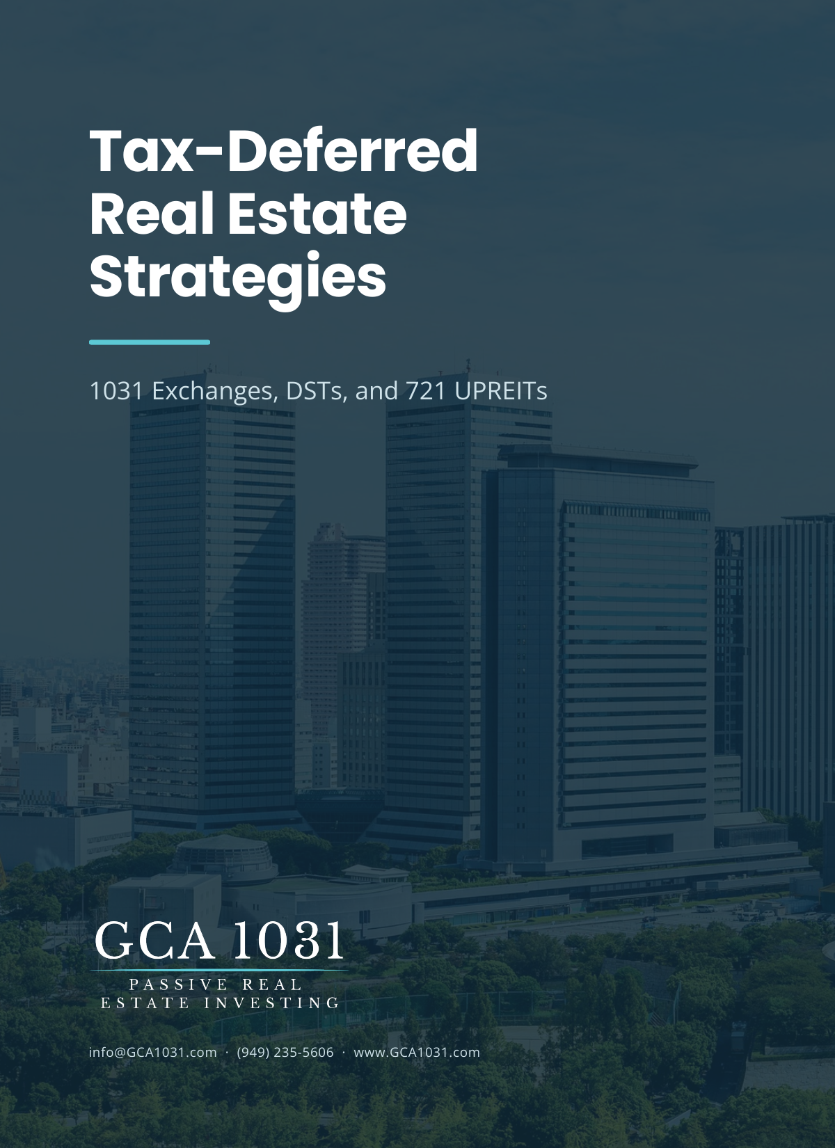 Cover of the GCA 1031 DST Investor Guide eBook